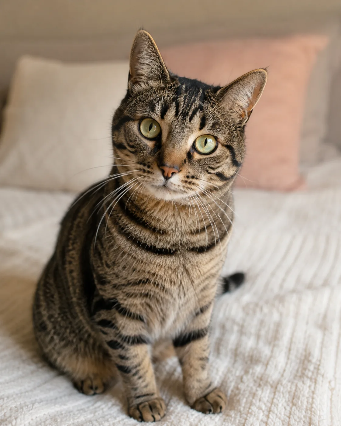 Luna, la gata atigrada